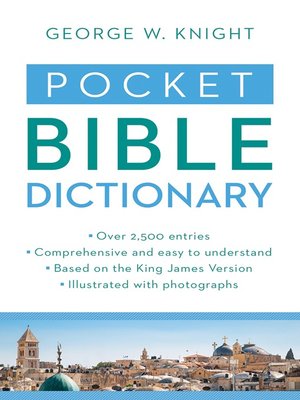 cover image of Pocket Bible Dictionary